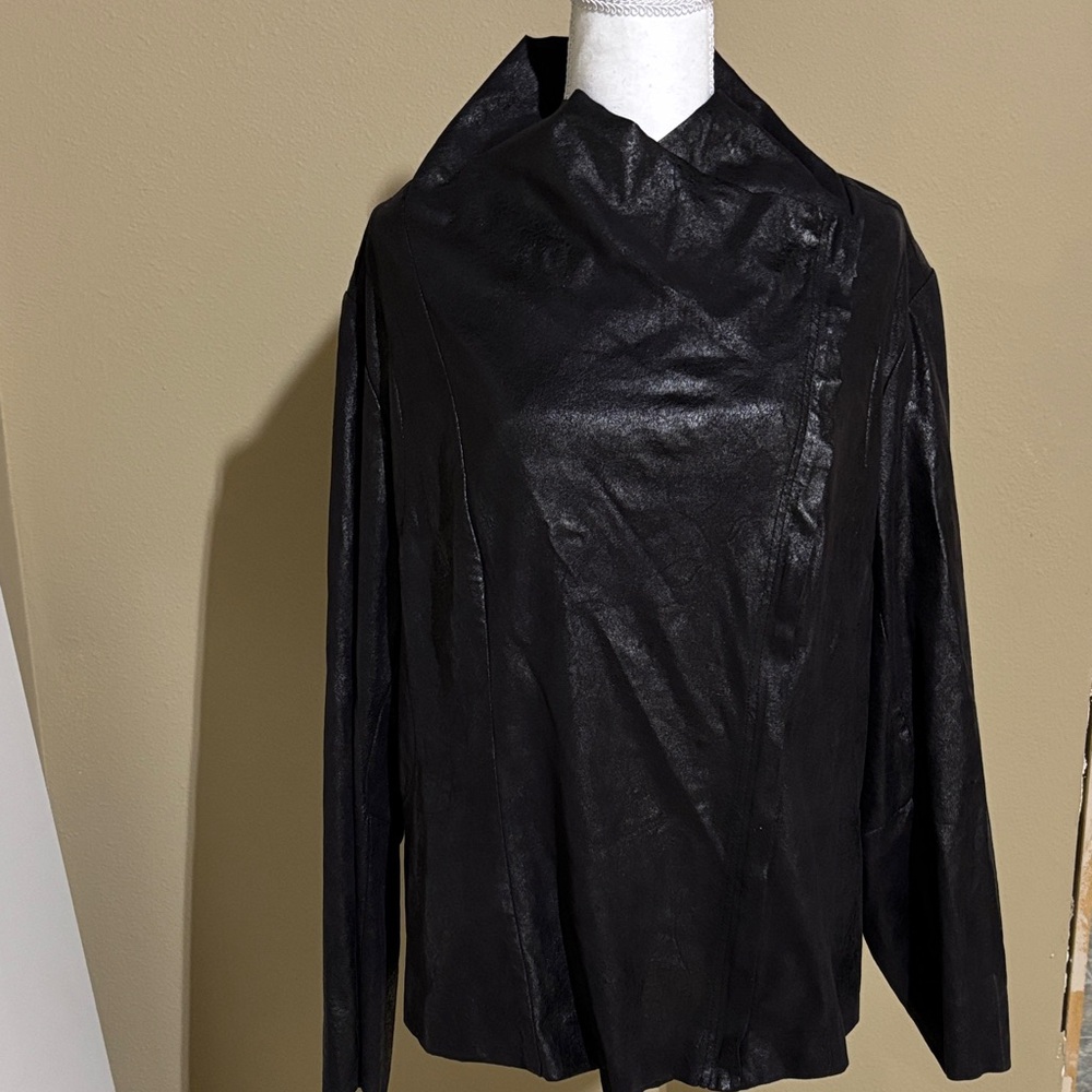 Calvin Klein Collection Black Cape Jacket